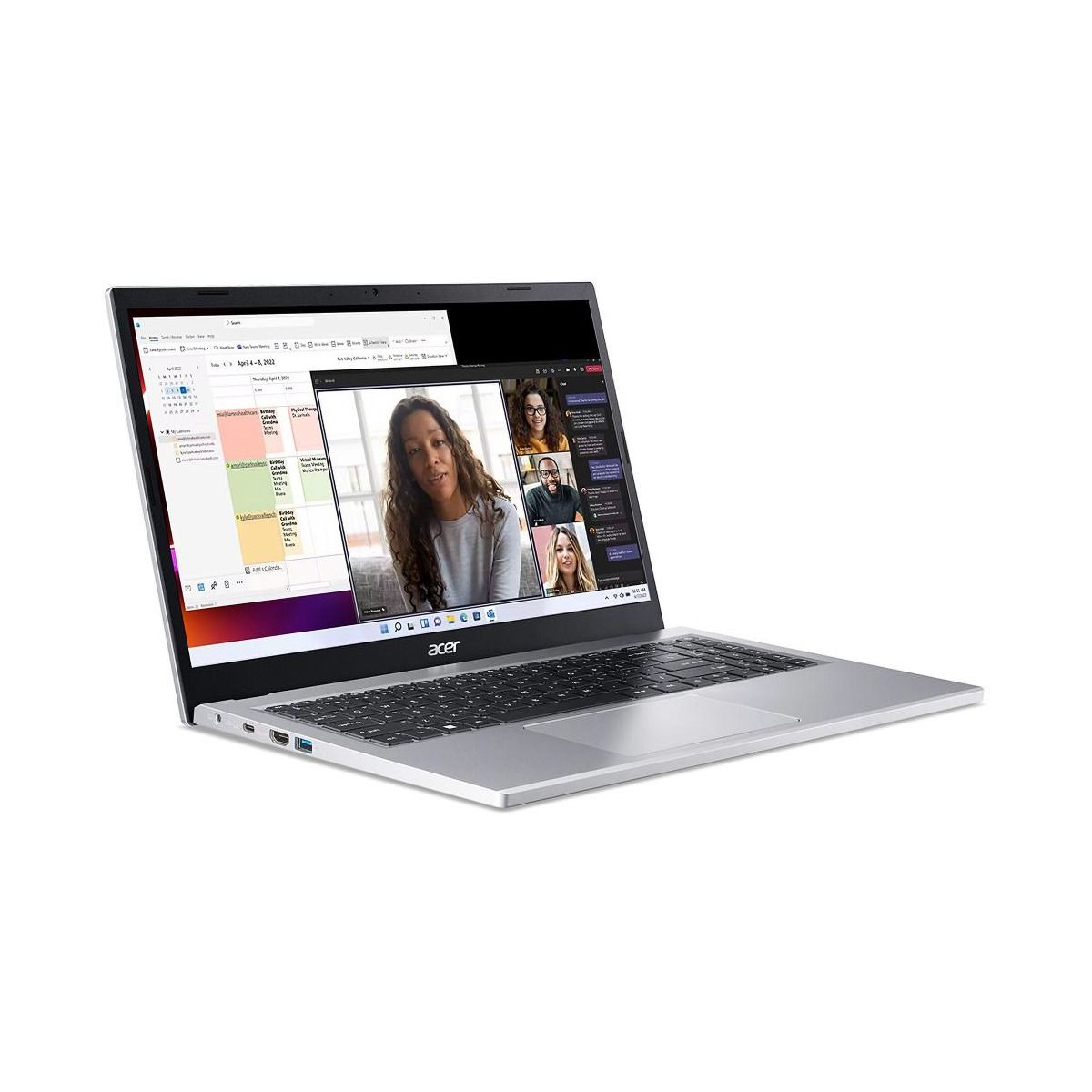 ACER Aspire 3 A315-24P-R1MY 15.6" Laptop Ryzen 5 7520U 16GB RAM 1TB SSD Silver