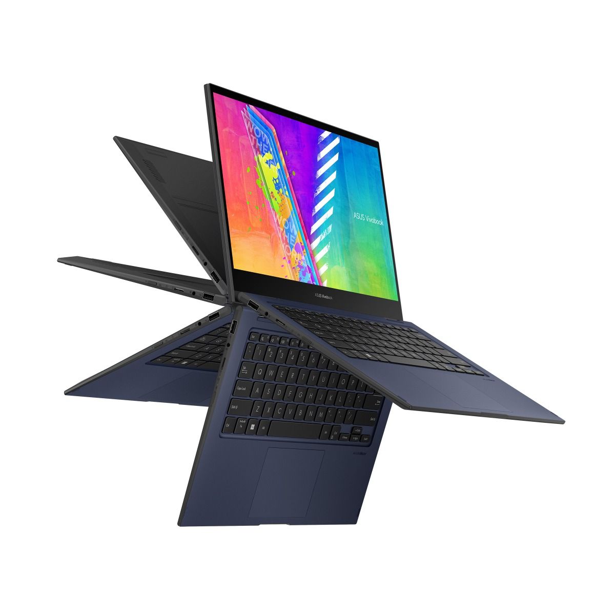 ASUS Vivobook Go 14" Flip Laptop Touch Intel Celeron 4GB RAM 128GB eMMC Blue