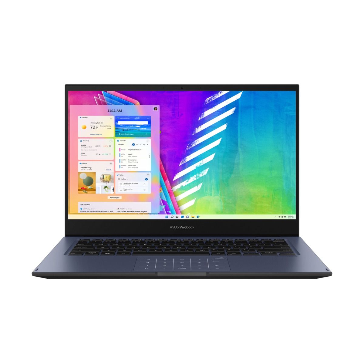 ASUS Vivobook Go 14" Flip Laptop Touch Intel Celeron 4GB RAM 128GB eMMC Blue