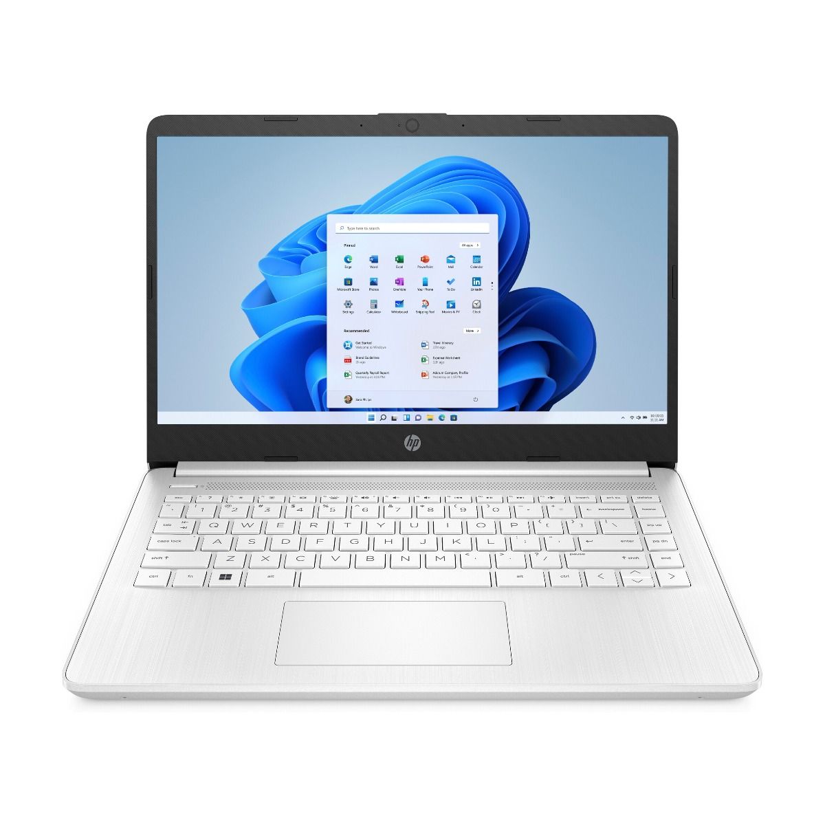 HP 14s-dq0510sa 14" Laptop Celeron N 4GB RAM 64GB eMMC White