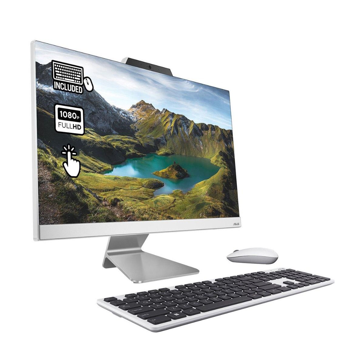 ASUS 23.8" All-in-One Desktop PC Intel i7 12th Gen 16GB RAM 1TB SSD White