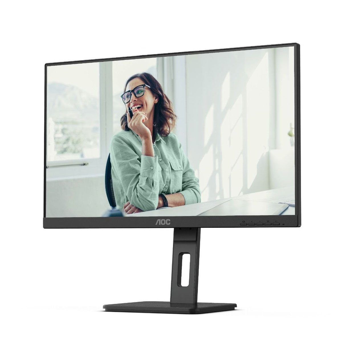 AOC 24P3CV 23.8" Full HD Monitor 75Hz Adaptive Sync USB Hub Black