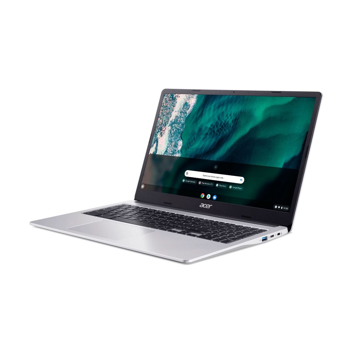 Acer Chromebook 315 15.6" Laptop Intel N6000 8GB RAM 128GB SSD Silver