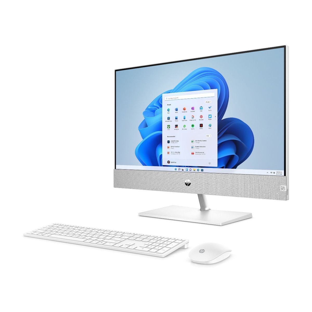 HP Pavilion 24-ca1002na 23.8" All-in-One PC Ryzen 7 16GB RAM 512GB SSD White