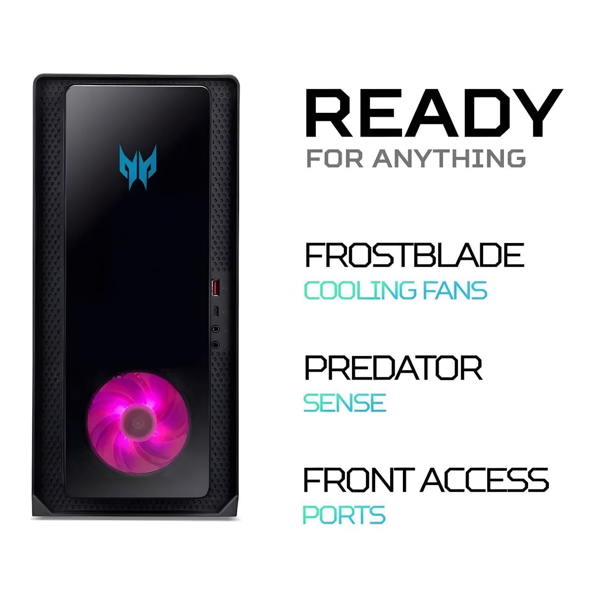 Acer Predator Orion 3000 PO3-650 Desktop Intel i7 13th Gen 16GB 1TB 1TB RTX 3060Ti