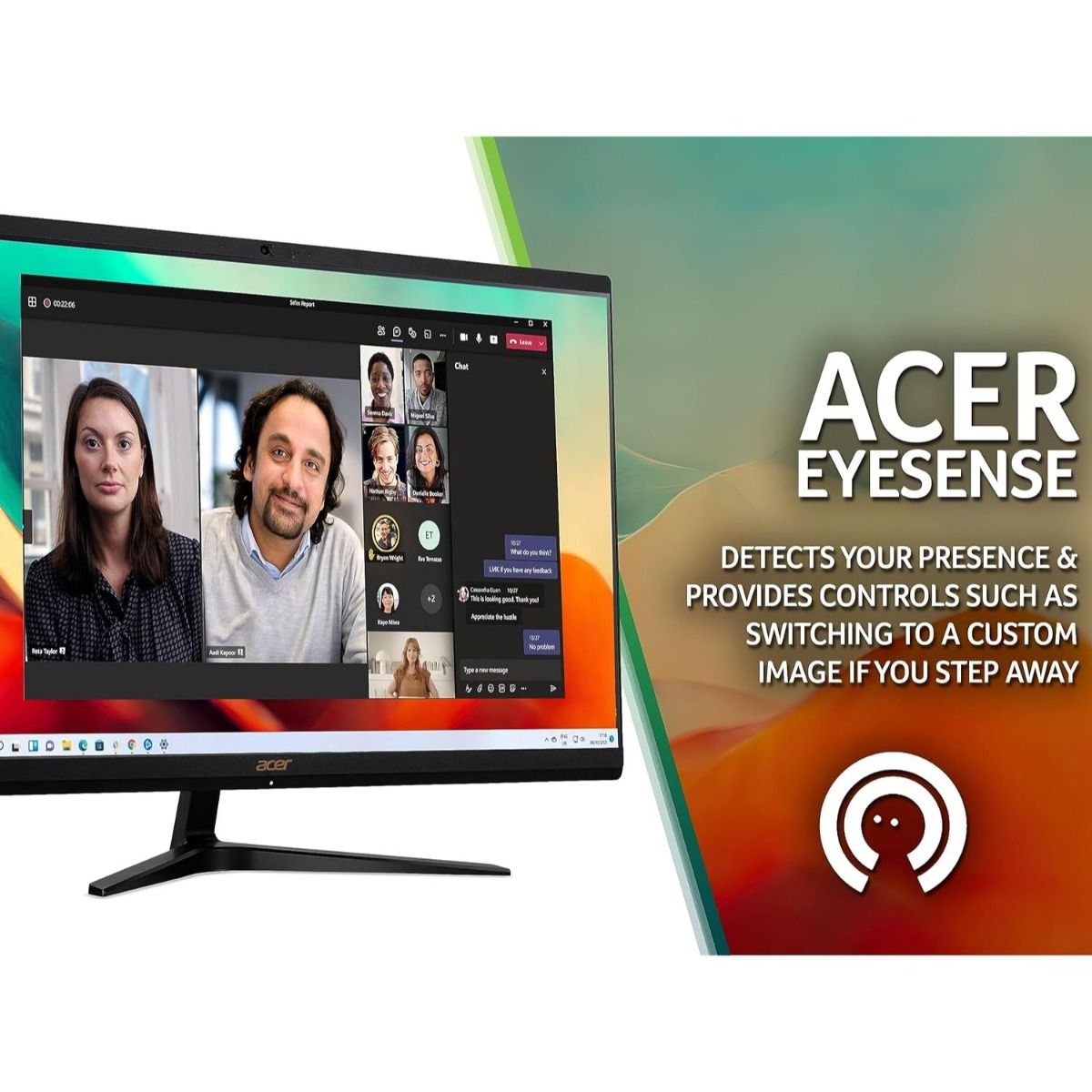 Acer Aspire C27 C27-1800 All-in-one 23.8" Intel i3 13th Gen 8GB RAM 512GB SSD