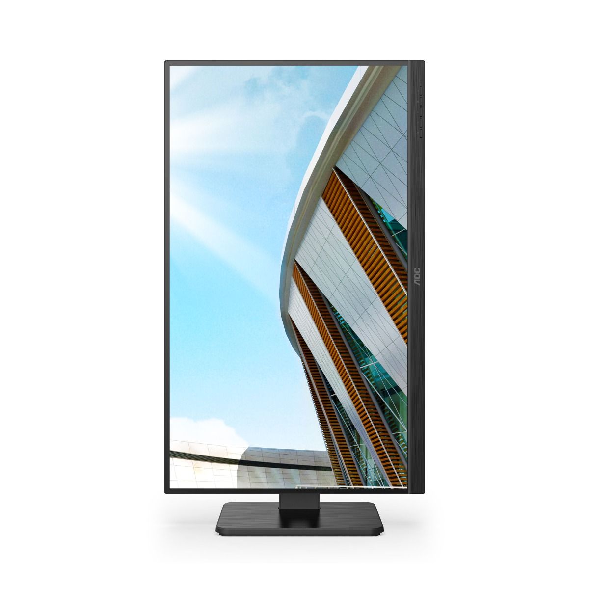 AOC Q27P2Q 27" Quad HD 1440p Slim Bezel Monitor IPS Speakers HDMI DisplayPort