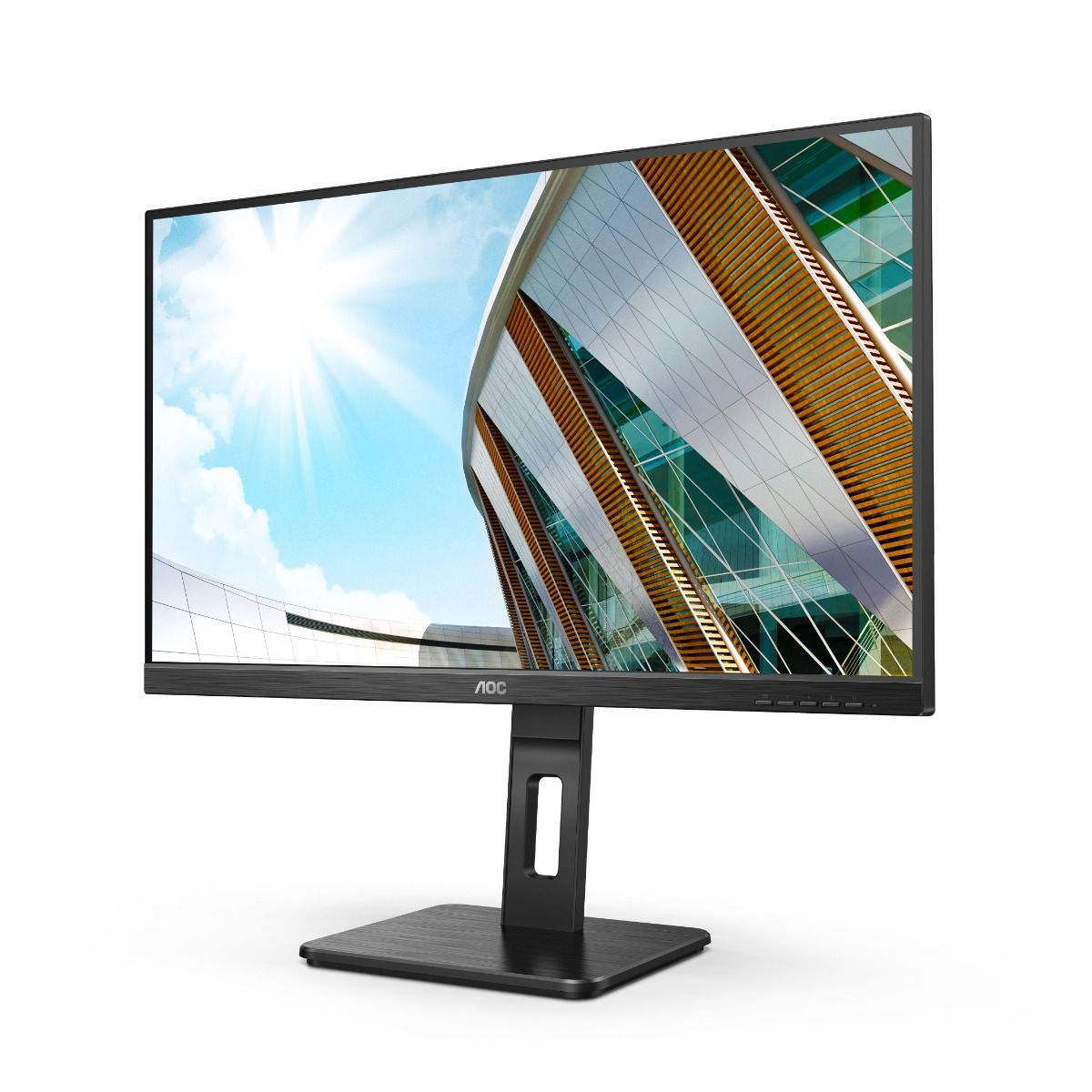 AOC Q27P2Q 27" Quad HD 1440p Slim Bezel Monitor IPS Speakers HDMI DisplayPort