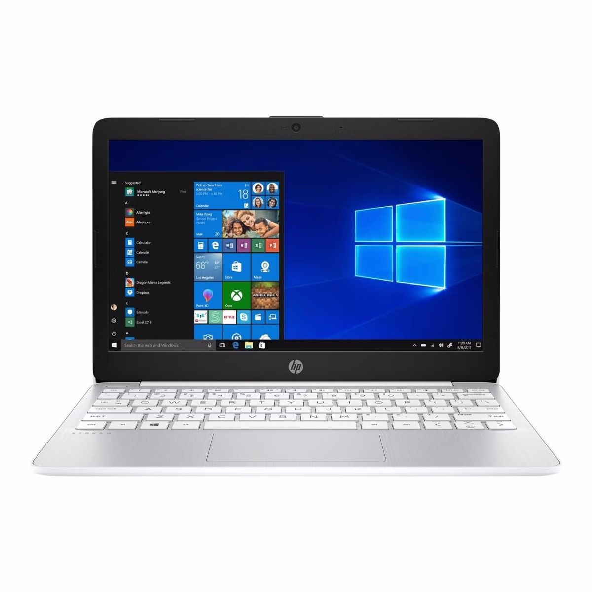 HP Stream 11-ak0512sa 11.6" Laptop Intel Celeron N4020 4GB RAM 64GB eMMC White