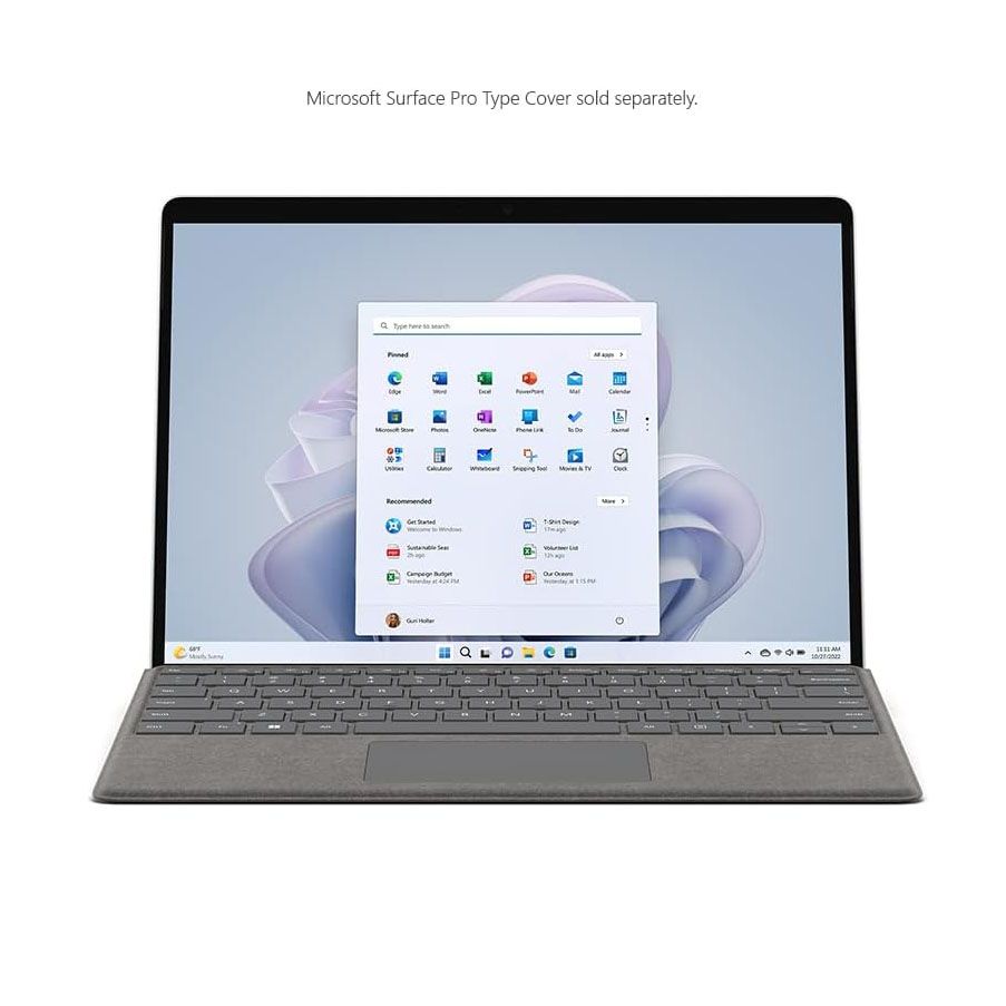 Microsoft Surface Pro 9 13" Touch Laptop Intel i7 12th Gen 16GB RAM 256GB SSD Grey