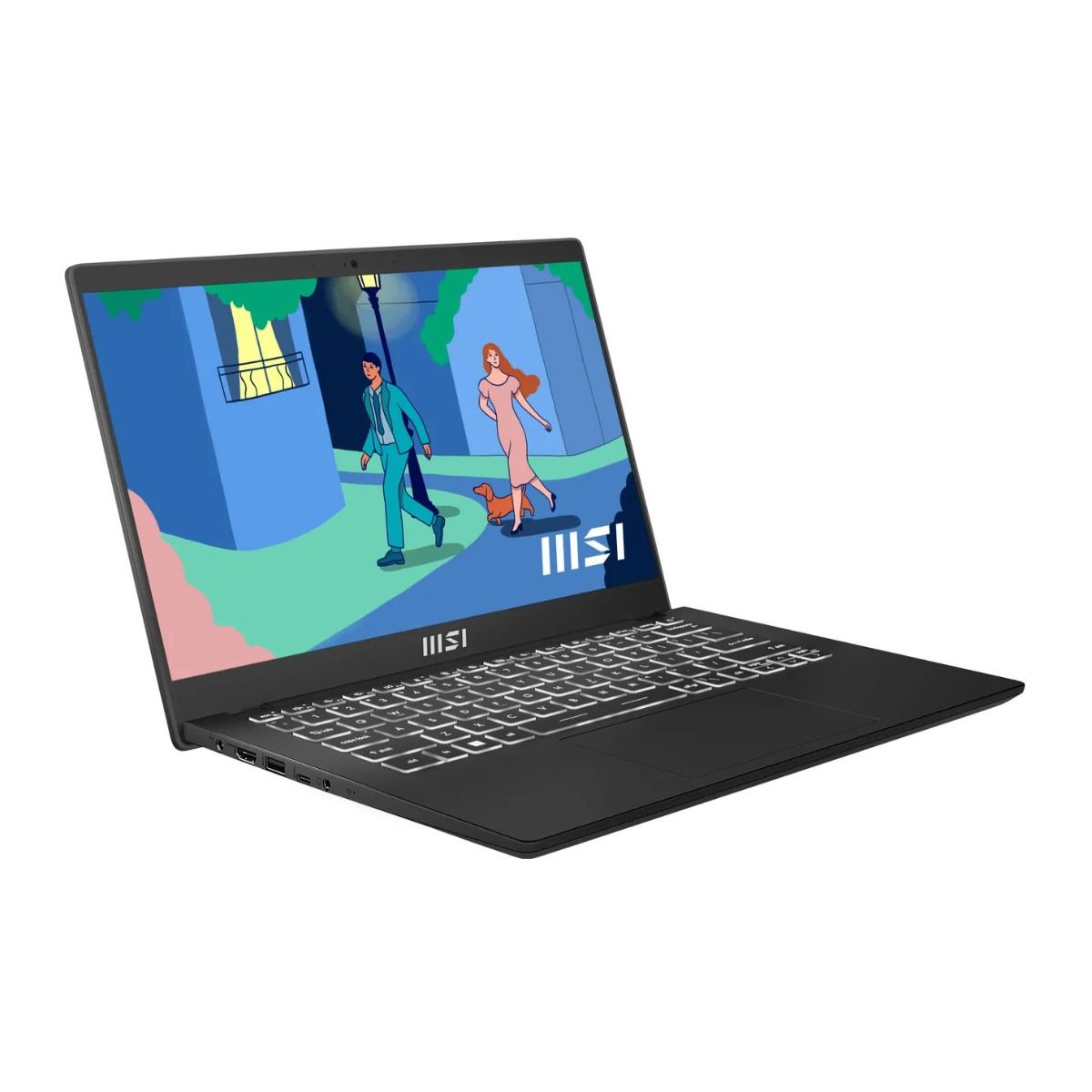 MSI Modern 14 Laptop 14 Inch Full HD Intel Core i3 12th Gen 8GB RAM 512GB SSD Black