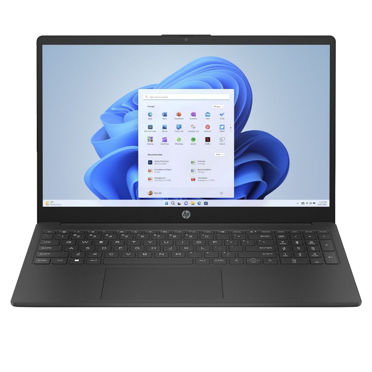 HP 15-fc0017na 15.6" Laptop AMD Ryzen 5 8GB RAM 256GB SSD Black