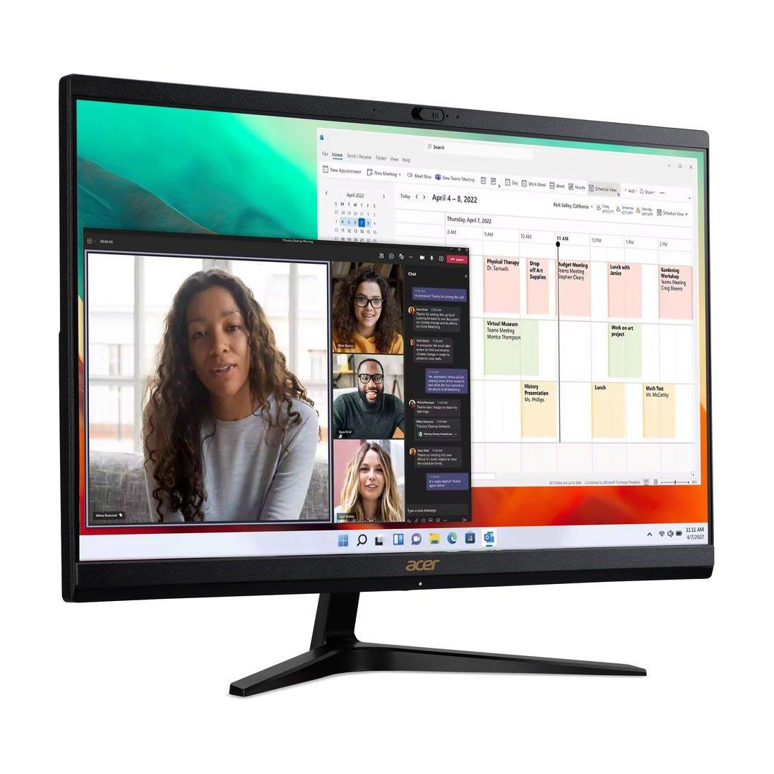 Acer Aspire C22-1800 All-in-One Desktop PC Intel i3 13th Gen 8GB RAM 512GB SSD