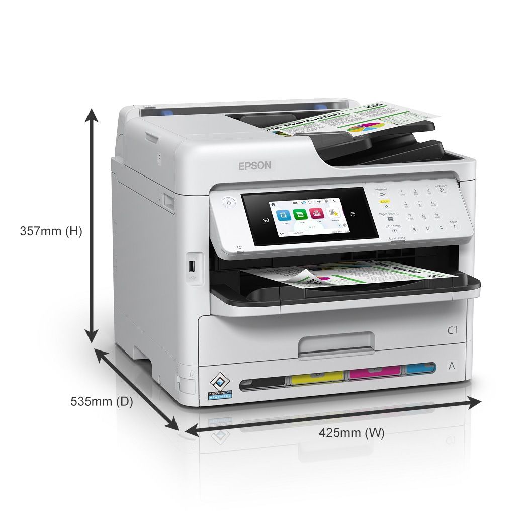 Epson WorkForce Pro WF-C5890DWF Printer A4 Colour Multifunction Inkjet