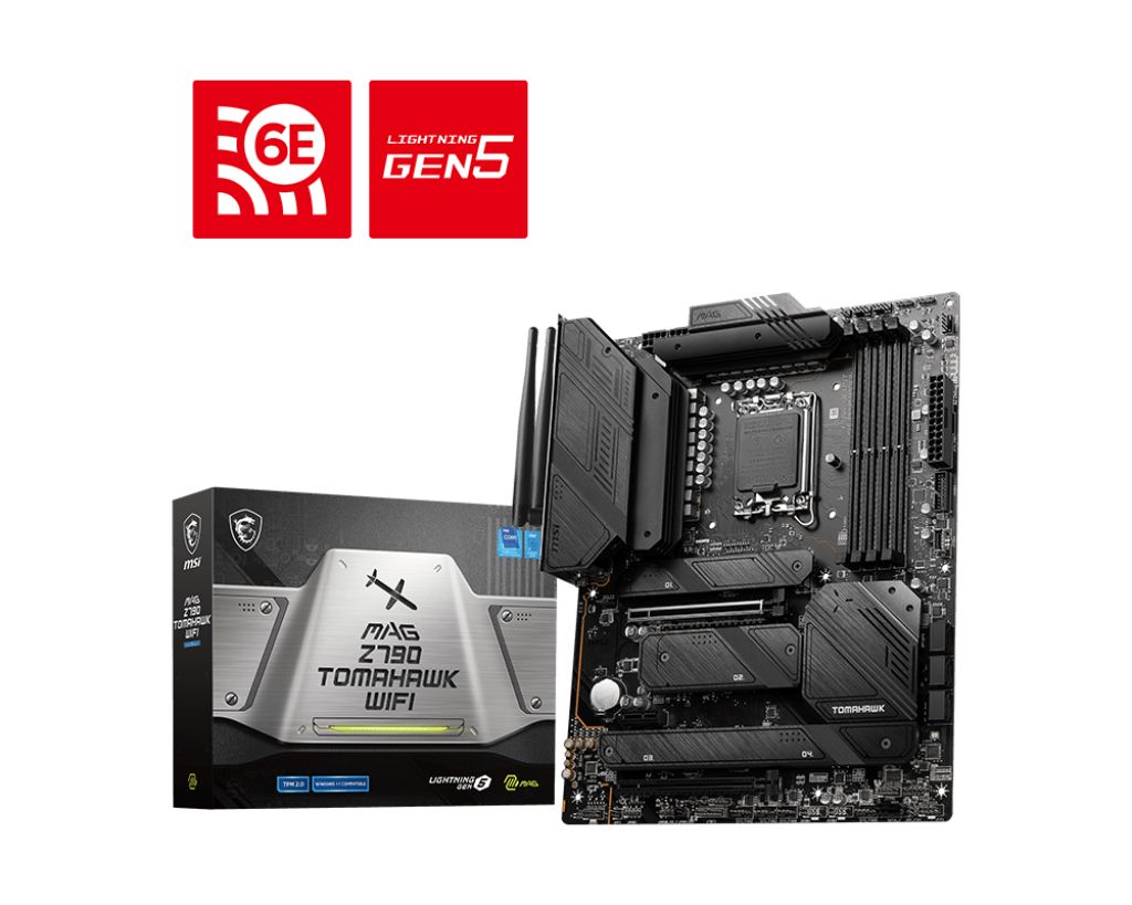 MSI MAG Z790 TOMAHAWK WIFI Gaming Motherboard DDR5 2.5Gbps LAN Realtek Audio