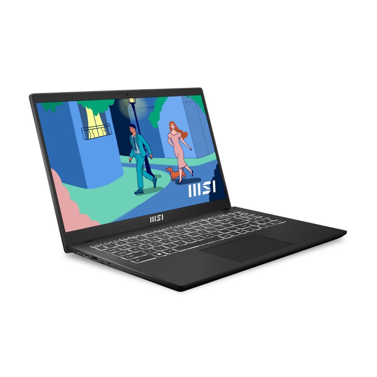 MSI Modern 15 B7M-085UK Laptop AMD Ryzen 5 7530U 8GB RAM 512GB SSD Black