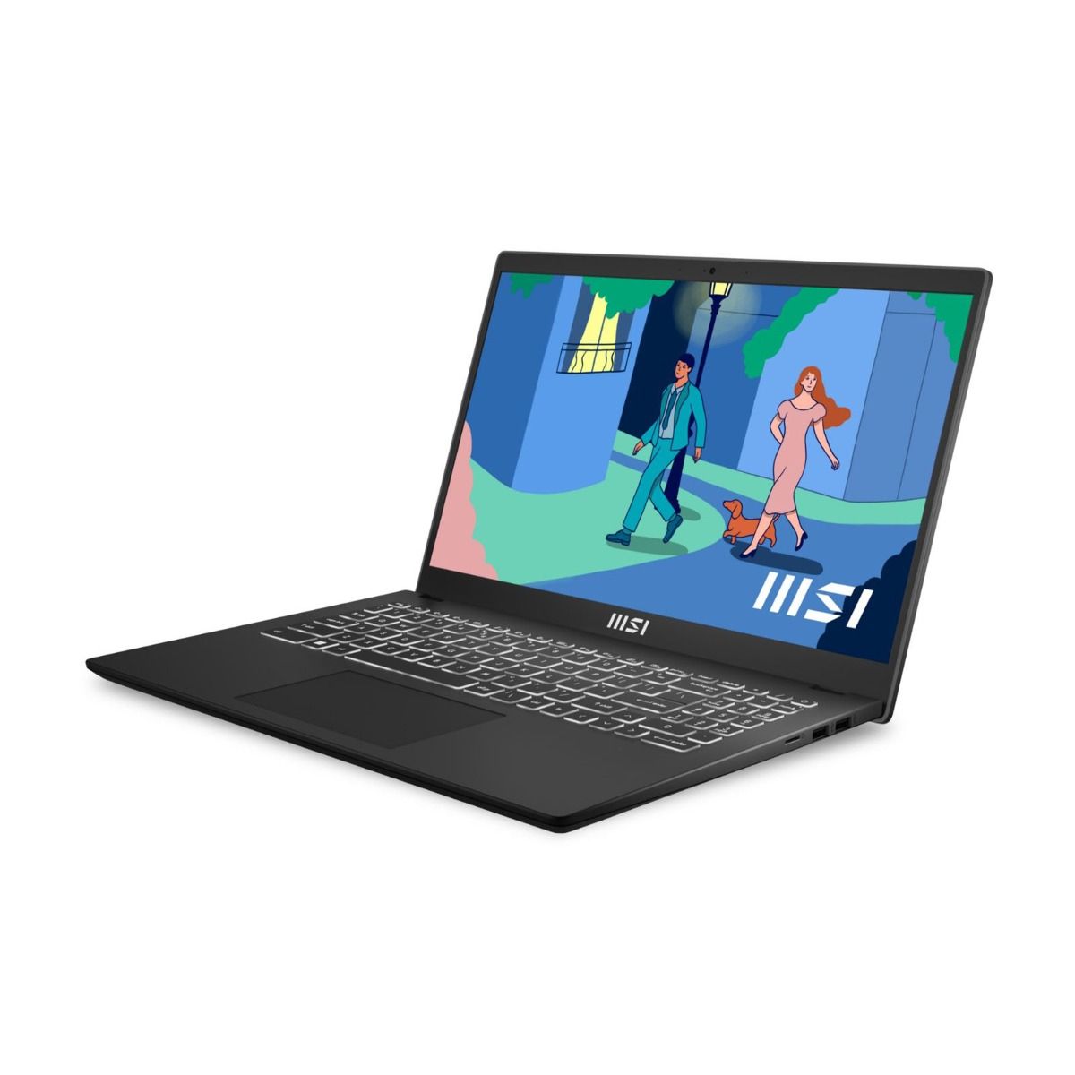 MSI Modern 15 B7M-085UK Laptop AMD Ryzen 5 7530U 8GB RAM 512GB SSD Black