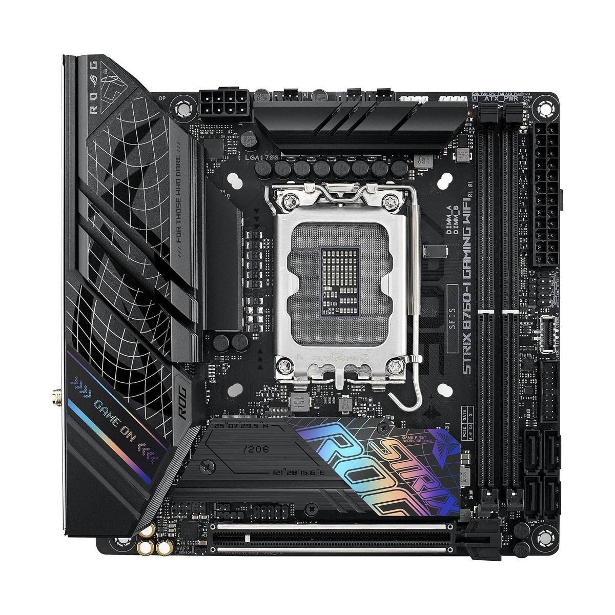 ASUS ROG STRIX B760-I Compact GAMING WIFI Motherboard Mini-ITX LGA 1700 Black