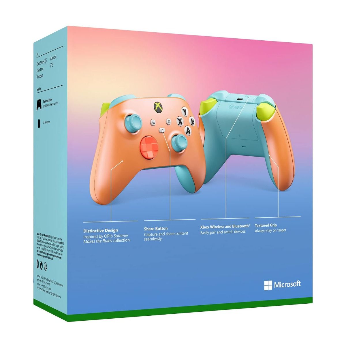 Microsoft Xbox Controller Sunkissed Vibes Special Edition Series S, X, PC USB-C