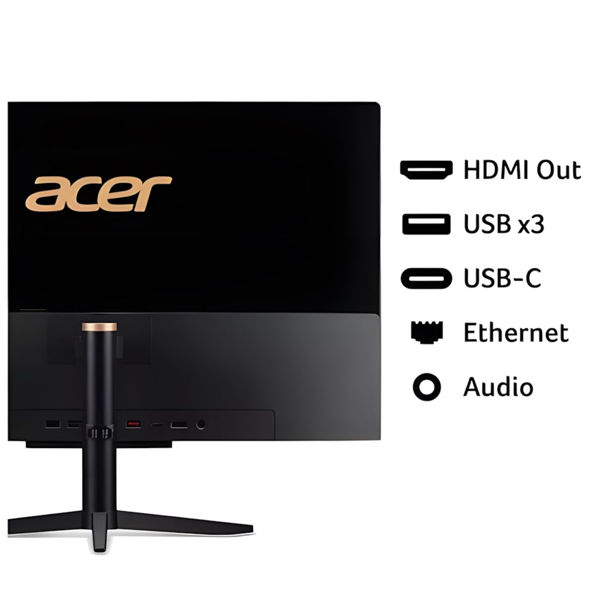 Acer Aspire C24-1610 23.8" All-In-One Desktop PC Intel Core i3 8GB RAM 512GB SSD