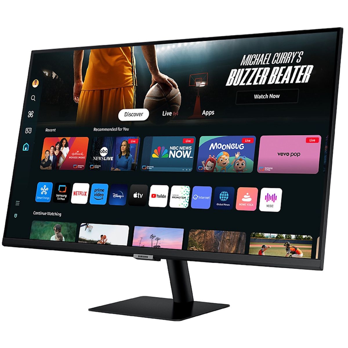 Samsung M70D 32" 4K Ultra HD Smart Monitor With Speakers and Remote HDR10