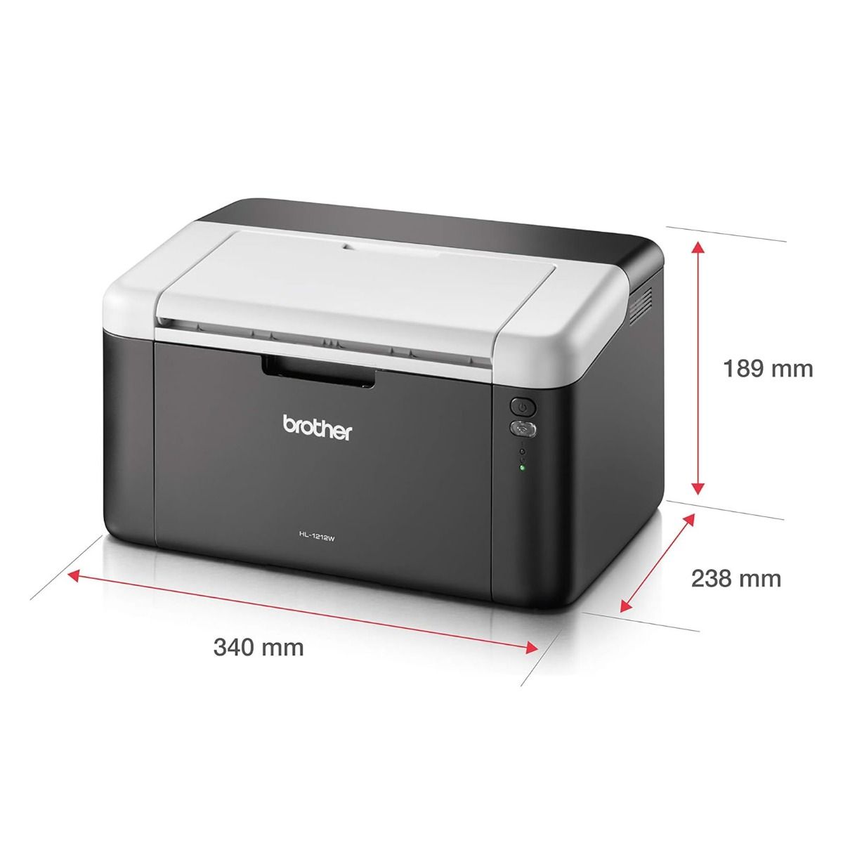 Brother HL-1212W Monochrome Black and White Wireless Laser A4 Printer All-in-Box