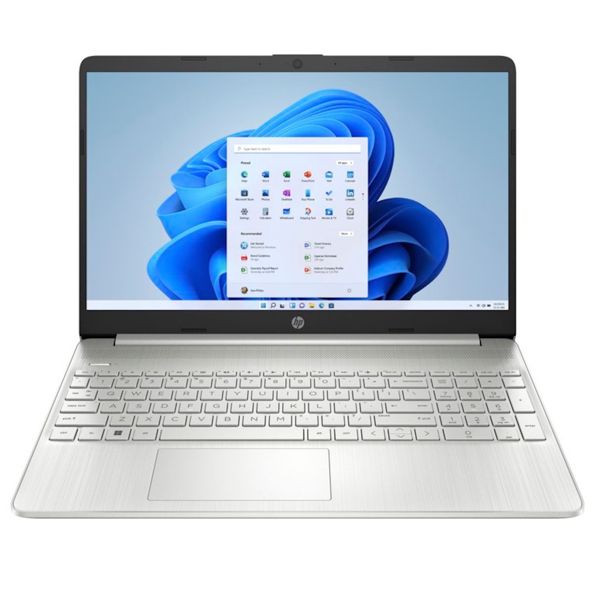 HP 15s-fq5510na 15.6" Full HD Laptop Intel Core i5 8GB RAM 256GB SSD Silver