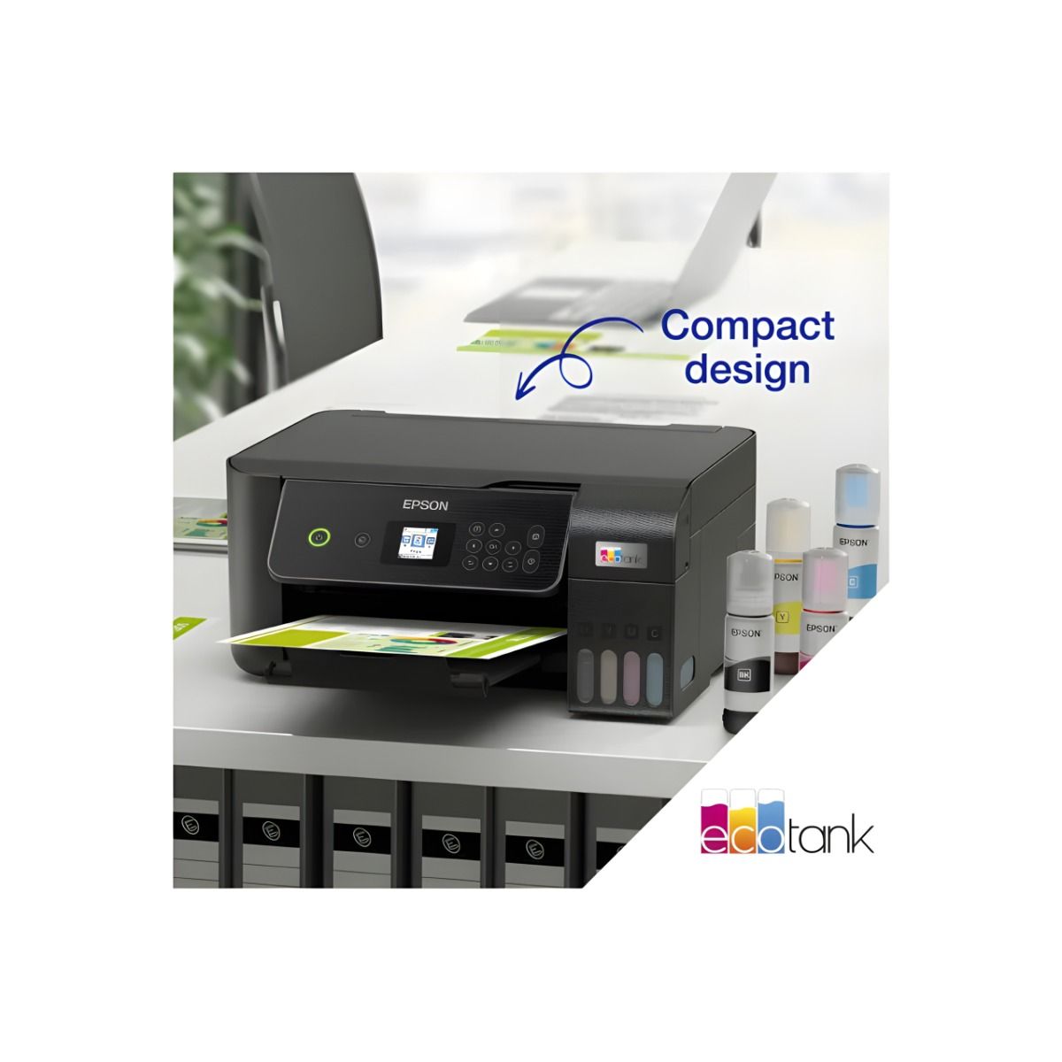 Epson EcoTank ET-2860 A4 Multifunction Wi-Fi Ink Tank Printer Black