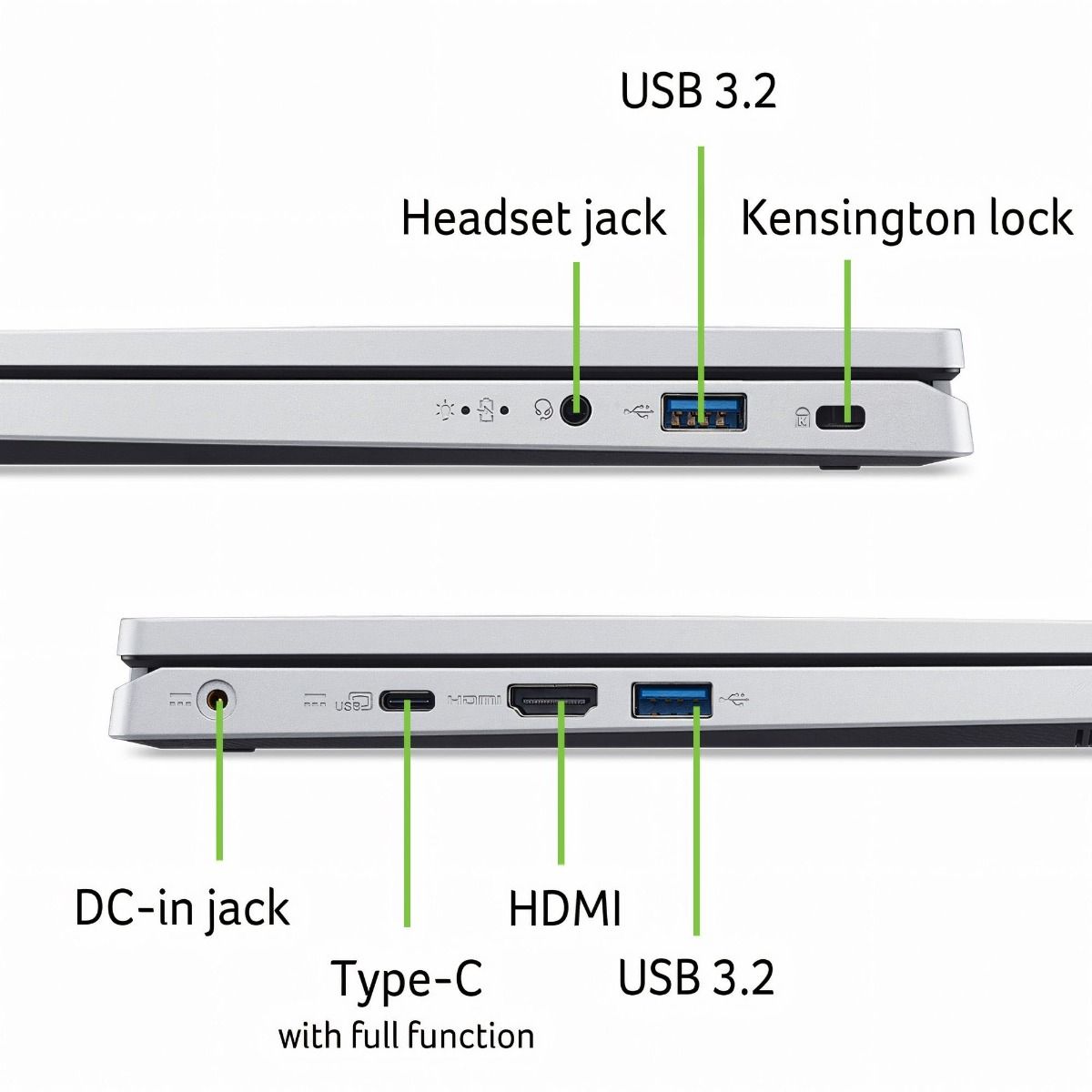 Acer Aspire Go 14 AG14-31P-36HY Laptop Intel i3-N305 8GB RAM 256GB 