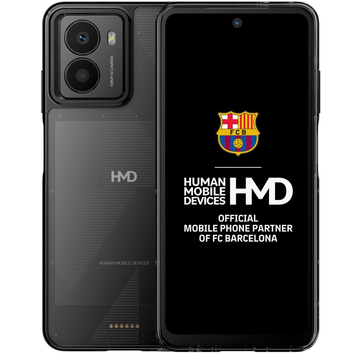 HMD Fusion Mobile Smart Phone 6.56" HD+ SM4450 6GB RAM 128GB Storage Android Black