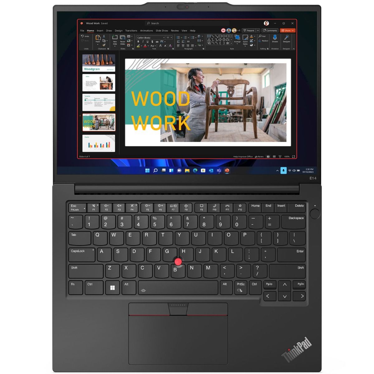 Lenovo ThinkPad E14 Gen 5 Laptop 14" Laptop Ryzen 7 16GB RAM 512GB SSD Black