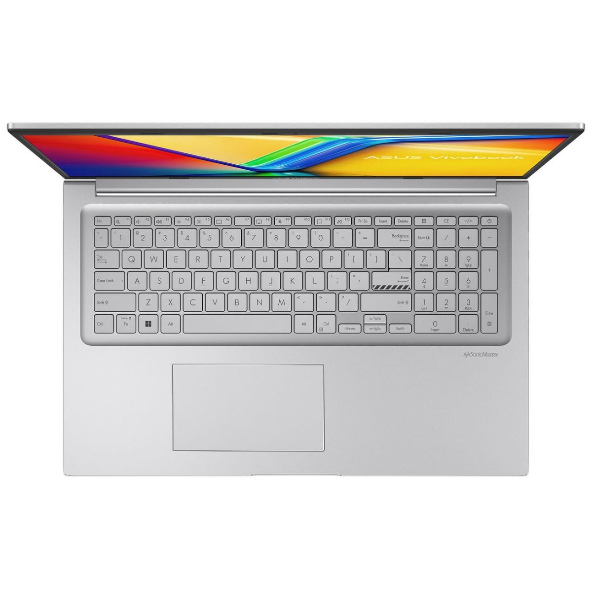 ASUS Vivobook 17 X1704 Laptop Pentium Gold 8GB RAM 256GB SSD Silver