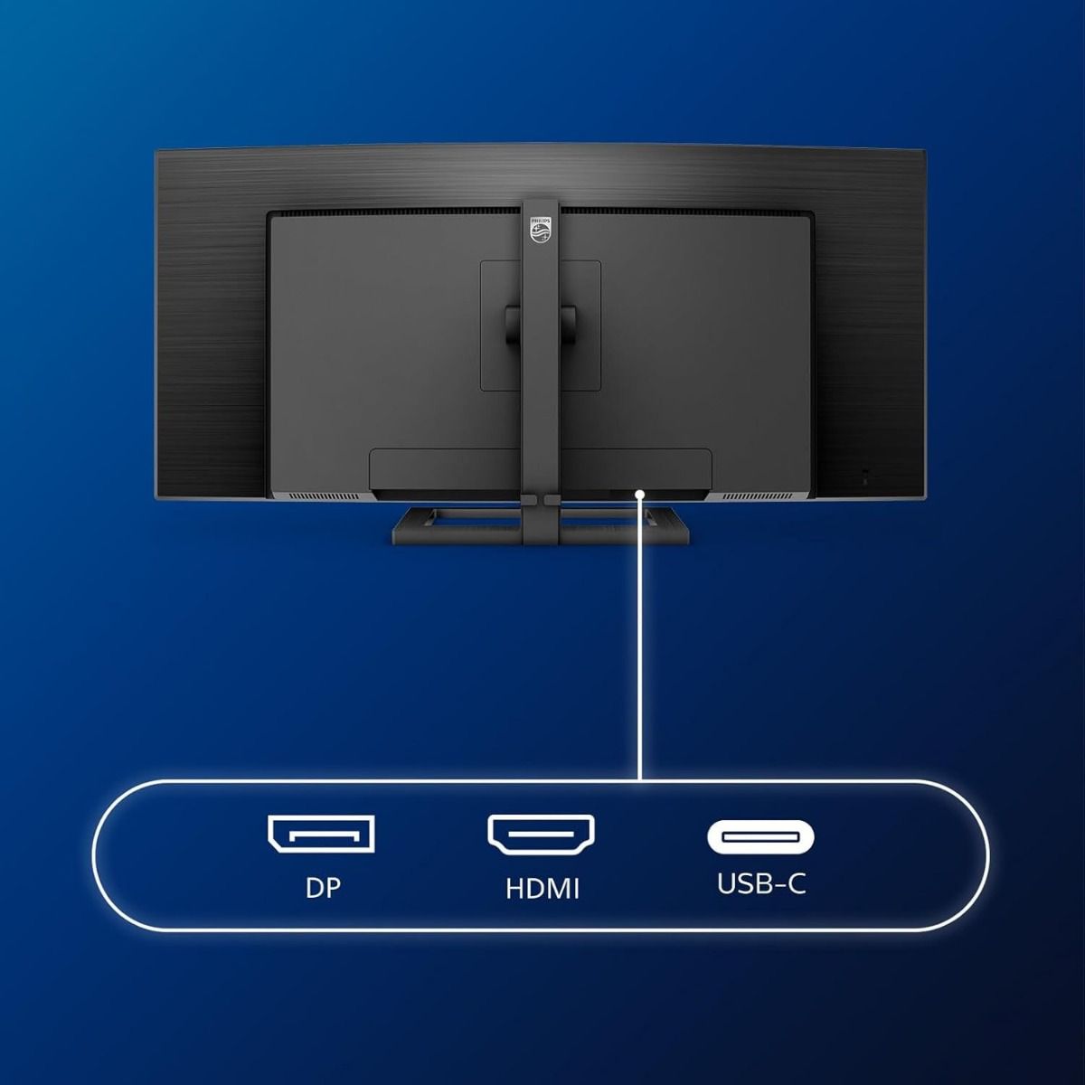 Philips E Line 346E2CUAE/00 34" WQHD Curved Monitor 21:9 100Hz 4ms DisplayPort