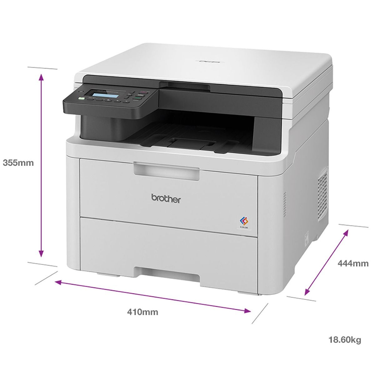 Brother DCP-L3520CDW A4 Colour Multifunction LED Laser Printer 18ppm