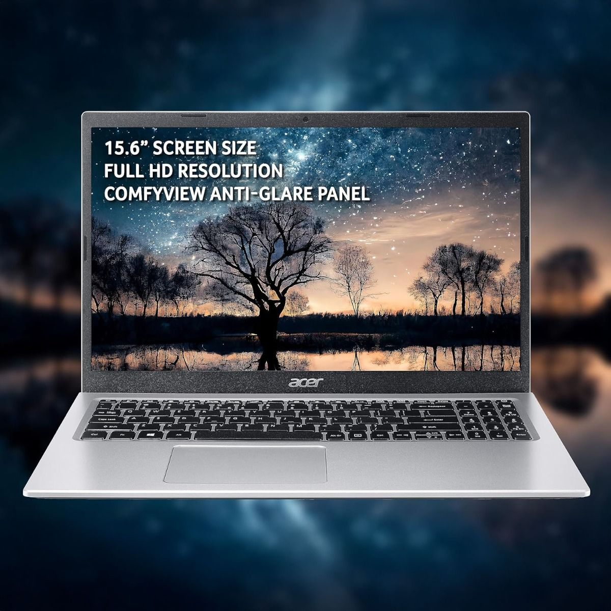 Acer Aspire 3 15.6" A315-35-P4ZS Laptop Intel Pentium 8GB RAM 256GB Silver