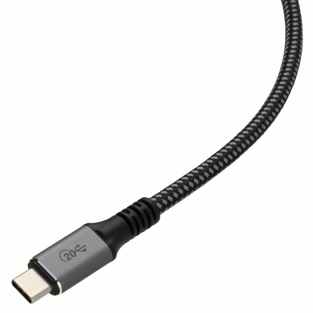 USB4 20Gb/s USB-C to USB-C Braided Cable 95W Up to 4K DisplayPort Alt 3m
