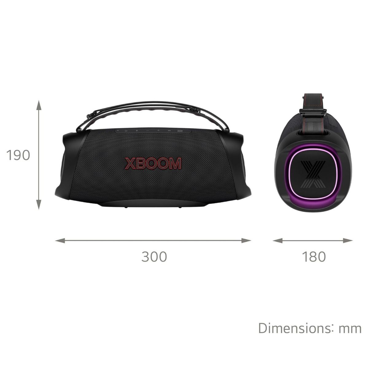 LG XBOOM Go XG8T Portable Speaker Water Resistant 15 Hour Battery