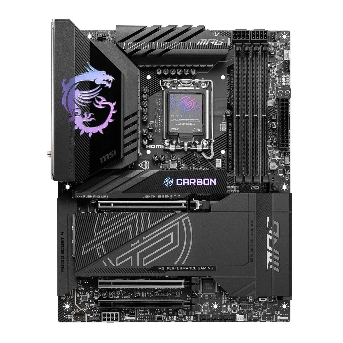 MSI MPG Z890 CARBON WIFI 7 ATX Motherboard LAN DDR5 for Intel CPU LGA1851