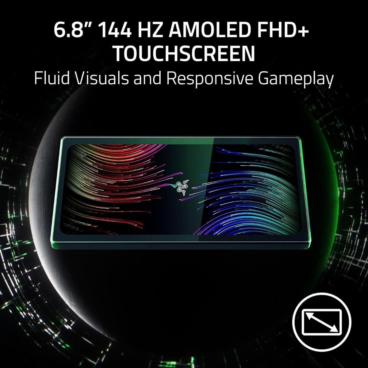 Razer Edge Gaming Tablet and Kishi V2 Pro Controller AMOLED Snapdragon
