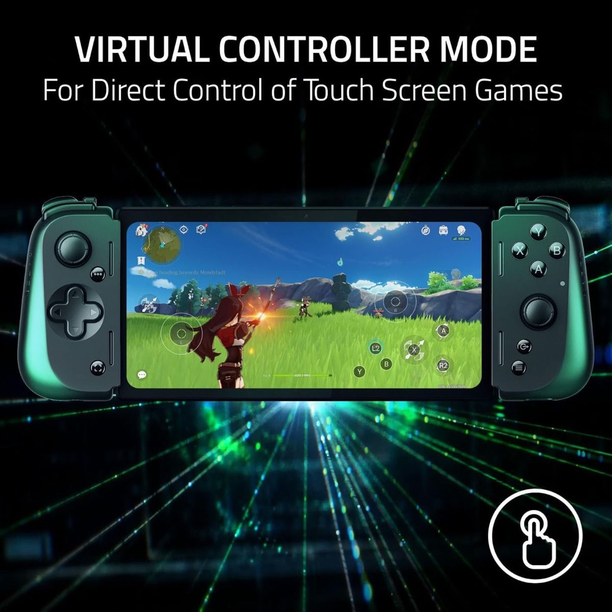 Razer Edge Gaming Tablet and Kishi V2 Pro Controller AMOLED Snapdragon