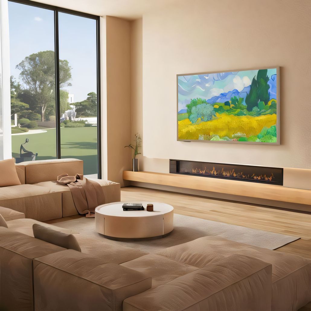 Hisense Canvas S7N 55" 4K Ultra HD Smart Art Mode TV HDR QLED with Amazon Alexa