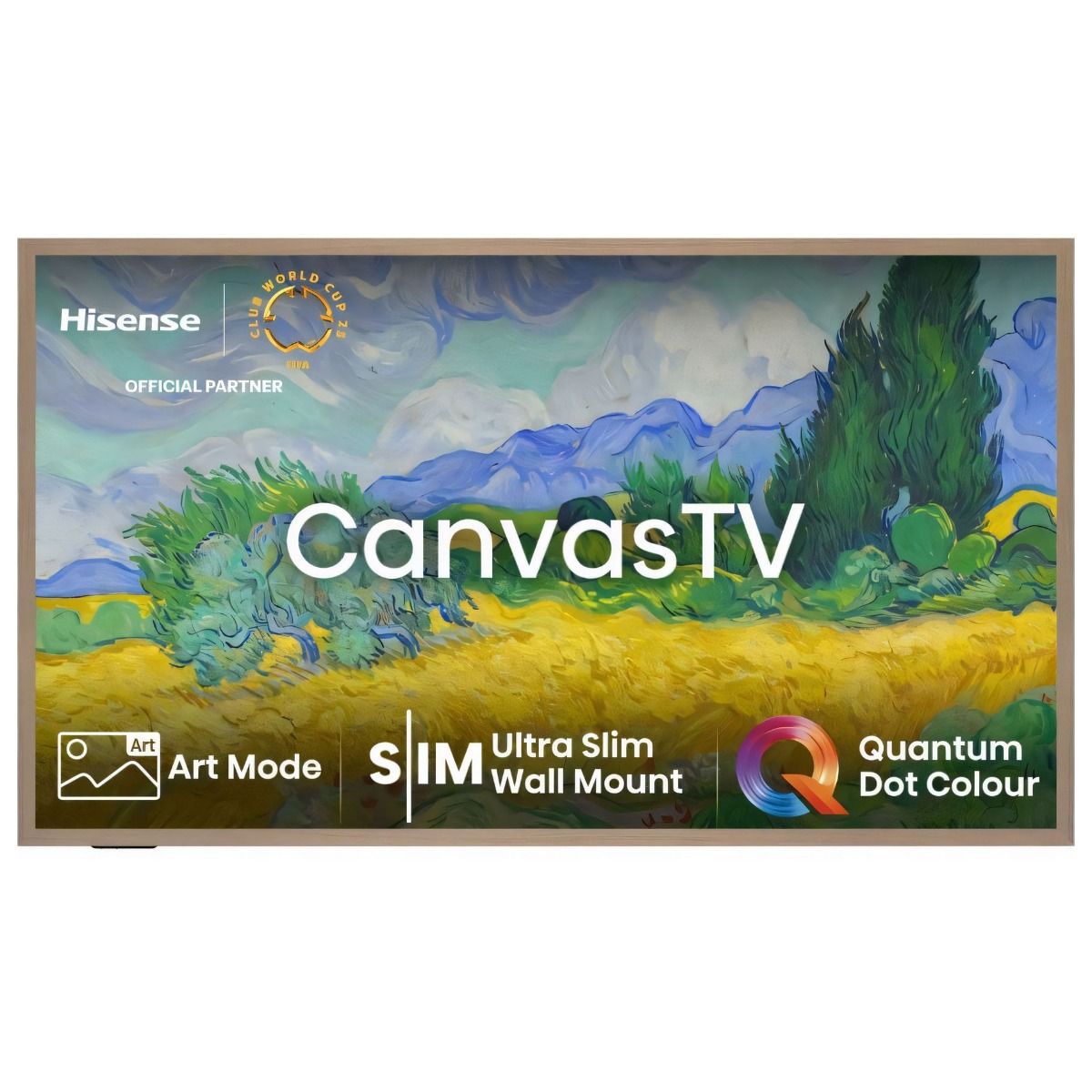Hisense Canvas S7N 55" 4K Ultra HD Smart Art Mode TV HDR QLED with Amazon Alexa