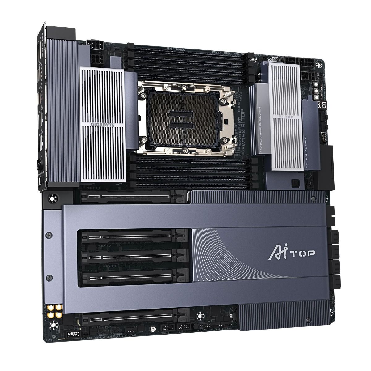 GIGABYTE W790 AI TOP Dual Xeon Compatible Motherboard w/ Thermal Armor