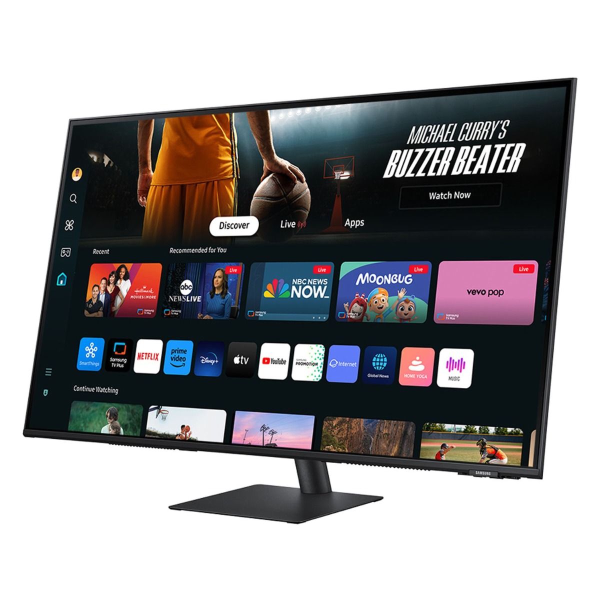 Samsung M70D 43" 4K Ultra HD Smart Monitor with Speakers & Remote Control
