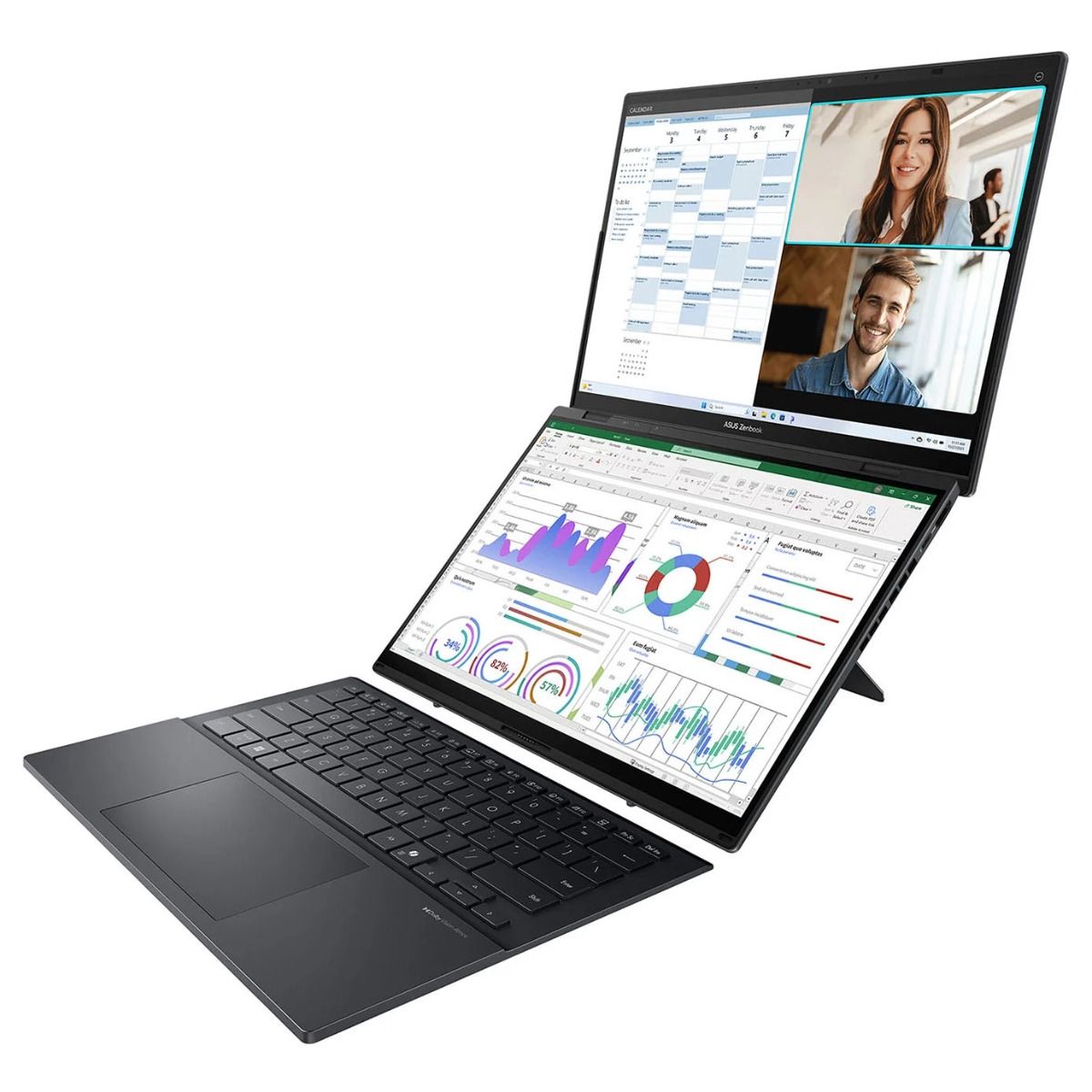 ASUS Zenbook Duo 14" OLED Laptop 3K Touch Core Ultra 9 32GB RAM 2TB SSD Grey