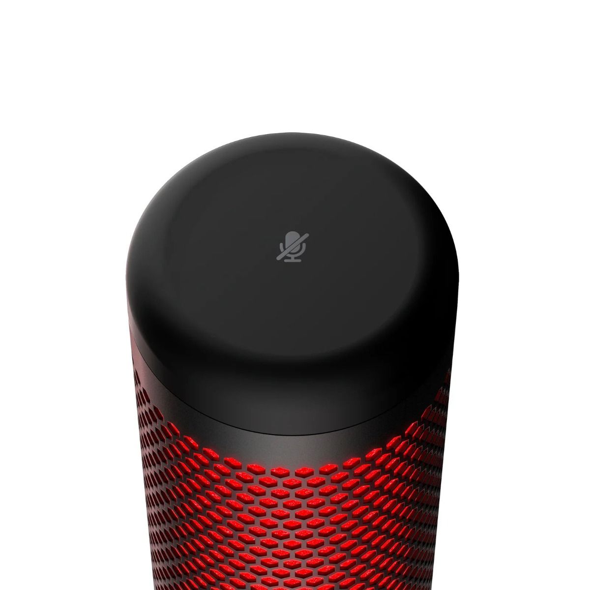 HyperX QuadCast USB Microphone Anti-Shock Mount - Red Lighting Tap-To-Mute
