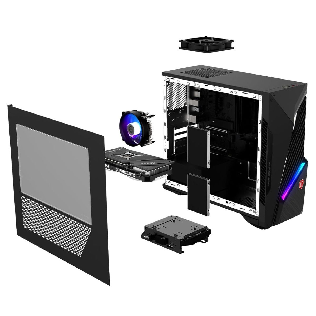 MSI MAG Infinite S3 14NUD7-1602 Gaming PC i7 14th Gen 16GB 1TB RTX 4060Ti 