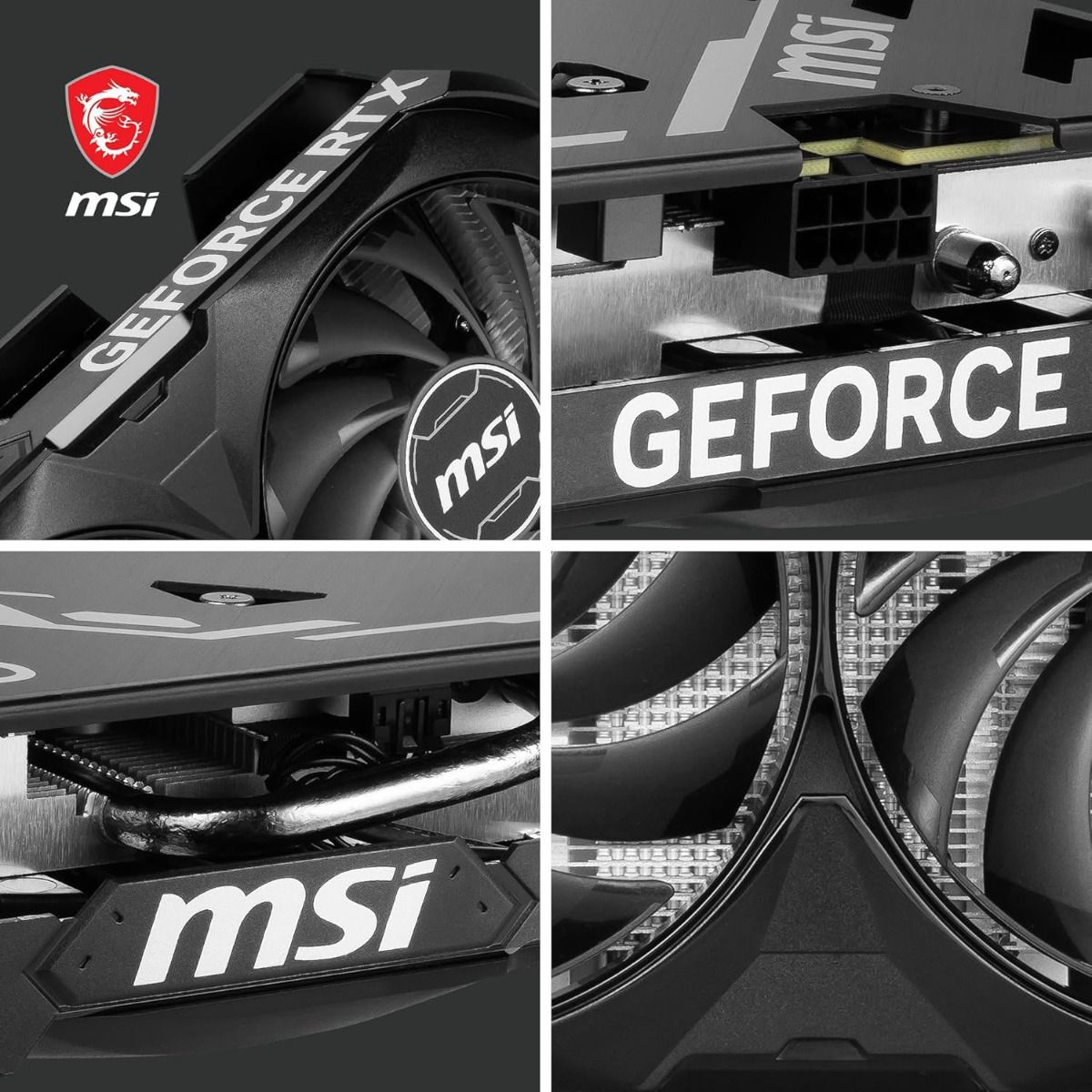 MSI RTX 4060 Ti VENTUS 2X BLACK 16GB GDDR6 OC Graphics Card PCIe 4 Torx Fan