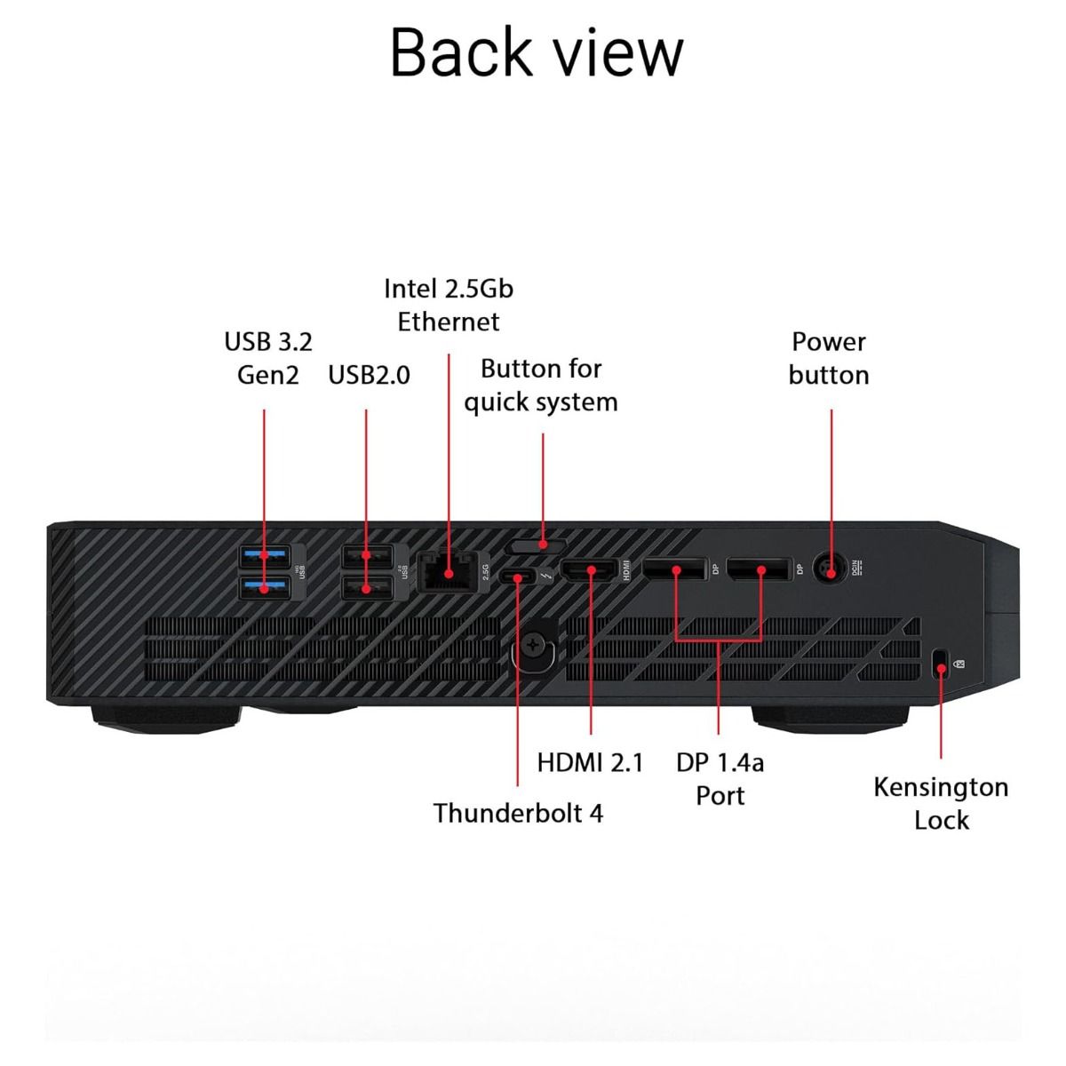 ASUS ROG NUC NUC14SRK Mini Desktop PC Intel Core Ultra 9 32GB 1TB RTX 4070