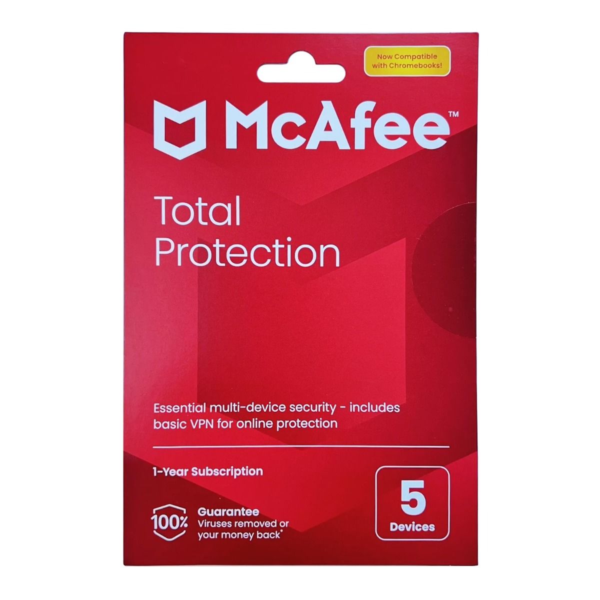 McAfee Total Protection - 1 Year Subscription 5 Devices | Anti-Virus & Online Safety